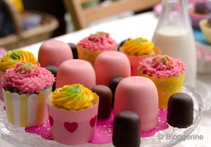 Kindergeburtstag Kuchen Muffins Mädchen birthday party