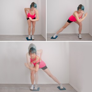 Fitness ohne Fitnesstudio Workout zuhause lunge Beine Hintern butt workout Oberschenkel Ausfallschritt
