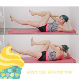 Melt the muffin top, Kampf dem Speck, BBP, Fitness, fit sein, functional fitness, zuhause, workout, Bauch, core workout, fit sein