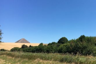 Mansfelder Land, Lutherstadt Eisleben, Eisleben, Halde, Bergbau, Kupferschiefer, Spitzkegelhalde