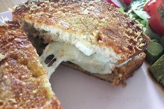 Rezept, Kochen, Vorspeise, Italien, italienisch kochen, Mozzarella, Büffelmozzarella, frittieren, Sandwich