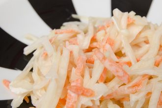 Rezept, diy, selber machen, Burgeressen, amerikanisch Kochen, Krautsalat, amerikanischer Krautsalat, Marinade