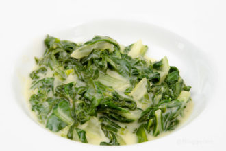Rezept, kochen, Mangold, mangold richtig ernten, Rahmmangold, Stielmangold, Gemüse, Gemüsegarten, Selbstversorger, schnelles Gericht, Beilage