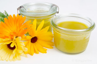 diy, selber machen, Salbe, Ringelblume, Calendula, Ringelblumensalbe, Ringelblumenblütensalbe, entzündungshemmend, schmerzlindernd, abschwellend